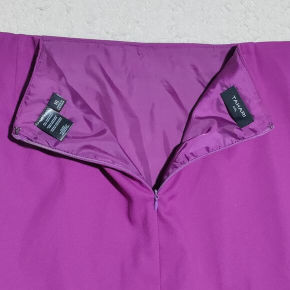 TAHARI ASL Skirt Women's Size 16 Straight Knee Length Career Amethyst Purple NEW - Picture 6 of 15
